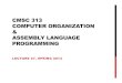CMSC 313 COMPUTER ORGANIZATION ASSEMBLY ...chang/cs313/topics/Slides27.pdf16 • EXAMPLE 6.1 Consider a word-addressable main memory consisting of four blocks, and a cache with two