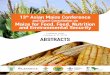 13th Asian Maize Conference · 2018-10-04 · (the plants present both stigma and pollen on the field) of haploid seeds after being treated with colchicines at 0.04% concentration;