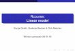Rcourse: Linear model - evol.bio.lmu.deevol.bio.lmu.de/_statgen/Rcourse/ws1516/slides_noemie/linreg_lectu… · Rcourse: Linear model ... Contents 1 Background and basics 2 Analysis