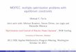 MOPEC: multiple optimization problems with equilibrium ......MOPEC: multiple optimization problems with equilibrium constraints Michael C. Ferris Joint work with: Michael Bussieck,