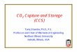 CO2 Capture and Storage (CCS) Symposium...CCS Background A major source of the emissions of carbon dioxide (CO 2), a greenhouse gas that contributes to global warming, is the combustion