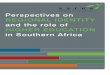 Perspectives on Regional identity and the role of HigHeR education in Southern africa leadership... · 2018-03-13 · Perspectives on regional identity and the role of higher education