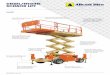 DIESEL/ENGINE SCISSOR LIFT - Allcott Hire · 2014-12-19 · allcotthire.com.au DIESEL/ENGINE SCISSOR LIFT QUESTIONS TO ASK • What are the ground conditions in the work area? •