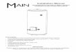 Installation Manual · 2018-03-22 · 3 IMPORTANT: This appliance can be used by children aged from 8 years and above and persons with reduced physical sensory or mental capabilities