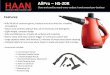 AllPro – HS-20R - HAANAllPro – HS-20R Clean and sanitize nearly every surface in and around your business • Kills 99.9% of common germs, bacteria and dust mites for a healthy