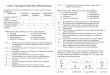 Cell Transport Review Sheet...Cell Transport Review Worksheet Complete the table by checking the correct column for each statement: Statement Isotonic solution Hypotonic solution Hypertonic