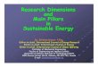 Research Dimensions and in Sustainable Energy · Research Dimensions and Main Pillars in Sustainable Energy Dr. Ibrahim Dincer, Dr. Ibrahim Dincer, P.EngP.Eng.. EditorEditor--inin--chief,