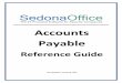 SedonaOffice - Accounts Payable ... Accounts Payable Page 4 of 36 Accounts Payable Setup G/L Account