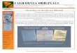 California Originals · 2018-09-07 · elected when California had been a part of Mexico. The rapidly increasing number of people lured to California by the gold rush made good governance