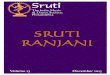 Table of Contents - SRUTI Ranjani/2013/Sruti... · 2013-12-10 · the rAgA with different nuances. For the kriti, Roopa chose the ‘dEvI jagajjanani’ one of Maharaja Swati . Tirunal’s