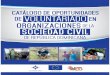 CATÁLOGO DE OPORTUNIDADES VOLUNTARIADOimpulsar.org/voluntariado/wp-content/uploads/2017/04/...El Catálogo de Oportunidades de Voluntariado en Organizaciones de la Sociedad Civil