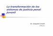 Modelos de justicia penal juvenilfiles.catedra-procesal-penal.webnode.es/200000037... · 2014-03-06 · Los modelos como formas de abordaje diferenciado Fuertemente condicionados