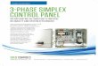 3-Phase simPlex Control Panel - Stancor Pumpsstancorpumps.com/.../07/ST48-Simplex_Datasheet_GG.pdf · 3-Phase simPlex Control Panel inCorPorating automation to imProve reliability