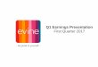 Q1 Earnings Presentations21.q4cdn.com/.../2017/q1/Evine-Earnings-Presentation-F17-Q1.pdf · cautioned not to place undue reliance on forward-looking statements, which speak only as