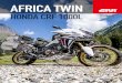 AFRICA TWIN - GIVI USA Motorcycle Accessories · 2016-11-22 · of the Africa Twin which will not go unnoticed. It has a thickness of 3mm and a laser-engraved tone-on-tone GIVI logo
