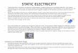 STATIC ELECTRICITY - All Saints Academy, Dunstable...• Static electricity is caused by an electrical (‘electrostatic’) charge building up on insulating materials – this charge