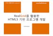 RealGrid를활용한 HTML5 기반프로그램개발 - FKII · 2015-07-08 · HTML5는차세대웹표준으로확정되었으며ActiveX의대안입니다. HTML5가미치는영향 표준웹환경의확산
