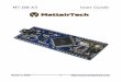 MT-DB-X3 User Guide - MattairTech LLC User Guide Overview Introduction The MTDBX3 is a development board for the 64pin Atmel AVR XMEGA A3U, A3BU, C3, and D3 microcontrollers. It can