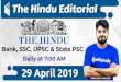 29 April 2019 - WiFiStudy.com · THE HINDU EDITORIAL ANALYSIS Editorial by Vishal Sir The Central Information Commission too had, in November, directed the then RBI Governor, Urjit