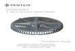 STARGUARD 8-INCH ROUND MAIN DRAIN€¦ · StarGuard® 8-inch Round Main Drain Installation Guide II Suction entrapment dangers include: Hair Entanglement – When the hair tangles
