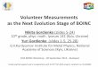 Volunteer Measurements as the Next Evolution Stage of BOINC...Volunteer Measurements as the Next Evolution Stage of BOINC Nikita Gordienko (slides 5-24) 10th grade, phys.-math. lyceum