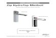 Installation and Operating Instructions Zip HydroTap Miniboil...Zip HydroTap Installation and Operating Instructions - 89585 - March 2016 v2.03 Page 1 of 16 ... Sometimes steam and