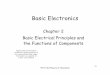 Basic Electronicsdigilib.bppt.go.id/sampul/session2.pdf · Basic Electronics Chapter 2 Basic Electrical Principles and the Functions of Components Figures in this course book are