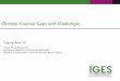 Climate Finance Gaps and Challenges 5. Climate financ… · Climate Finance Gaps and Challenges Yuqing Ariel YU Senior Policy Researcher Institute for Global Environmental Strategies