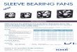 SLEEVE BEARING FANS - Sager Electronics … · SLEEVE BEARING FANS NMB Introduces four additional sizes to the Sleeve Bearing Fan Series. This new family of fans delivers higher performance