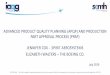 ADVANCED PRODUCT QUALITY PLANNING (APQP) AND · PDF file PPAP Overview PPAP is an aerospace APQP element finalizing Product and Process Validation 1. Planning 4 –Product and Process