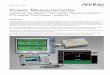 Power Measurements Application Note · Anritsu’s handheld Site Master, Cell Master, BTS Master, Spectrum Master, and VNA Master products provide a wide range of modes and options