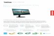 Lenovo ThinkVision P27q-10 Monitor · THE LENOVO THINKVISION P27q-10 MONITOR IS BEST SUITED FOR Creative professionals, engineers and others who rely on having the most accurate and