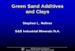 Green Sand Additives and Clays - Amazon Web Services€¦ · AFS Sand Casting Conference October 20-22, 2014 –Indianapolis, IN USA Green Sand Additives and Clays Stephen L. Neltner