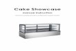 Cake Showcase - Amazon S3€¦ · Working principle diagram-----7 Trouble Shootings-----8 ... 4.For good ventilation, keep a distance of 20cm(7 inches), between unit and wall or other