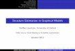 Structure Estimation in Graphical Modelssteffen/seminars/waldstructure.pdf · Structure estimation Some examples General points Advances in computing has set focus on estimation of