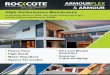 High-Performance Membranes - ROCKCOTE Range.pdf · ROckcOTe Armour and Armour Flex High Performance Membranes can be tinted to match any colour; there are literally limitless choices