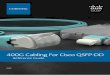 Corning 400G Cabling For Cisco QSFP-DD · Corning Optical Communications |400G Cabling Reference Guide LAN-2658-A4-BEN Page 3 Note: NAFTA uses plenum cable and EMEA/APJ uses LSZH™