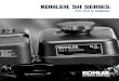 KOHLER SH SERIESresources.kohler.com/power/kohler/enginesUS/pdf/E-2212-D SH Serie… · KOHLER ® SH SERIES ™ *Horsepower ratings exceed Society of Automotive Engineers Small Engine