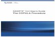 The COPULA Procedure - SAS · This document is an individual chapter from SAS/ETS® 13.2 User’s Guide. The correct bibliographic citation for the complete manual is as follows: