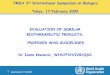 Evaluation of similar biotherapeutic products: WHO Guidelines. · 1 | Ivana Knezevic | 17 Feb 2009 PMDA 3rd International Symposium on Biologics Tokyo, 17 February 2009 rd International