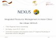 Integrated Resource Management in Asian Cities: the Urban ... 1 Session 1-Relevanc… · Page 1 Implemented by Integrated Resource Management in Asian Cities: the Urban NEXUS 30/06/2014