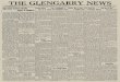 THE GLENGARRY NEWS€¦ · THE GLENGARRY NEWS VOL. XLII—No. 30 The Glengarry News, Alexandria, Ont., Friday, July 20th, 1934. $2.00 A YEAN High School Entrance Results County of
