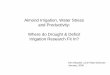 Almond Irrigation, Water Stress and Productivity: Where do ...cestanislaus.ucanr.edu/files/111574.pdf · Almond Irrigation, Water Stress and Productivity: Where do Drought & Deficit