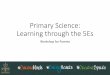 Primary Science: Learning through the 5Es Parents/Briefing... · Outline of Workshop •Overview of Primary Science Syllabus •Learning through the 5Es – how parents can learn