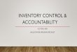 INVENTORY CONTROL & ACCOUNTABILITY - Leon County Schools€¦ · •Any school or department buying equipment for another cost center is required to send all backup documentation