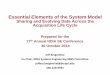 Essential Elements of the System Model...Essential Elements of the System Model Sharing and Evolving Data Across the Acquisition Life Cycle Prepared for the 17th Annual NDIA SE Conference