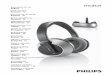 SHC8525 - Philips...Sistema de auriculares inalámbricos FM SHC8525 ¡Enhorabuena! Acaba de comprar uno de los sistemas de auriculares inalámbricos FM más sofisticados. Este sistema
