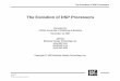The Evolution of DSP Processors - Peoplepeople.eecs.berkeley.edu/~pattrsn/152F97/slides/slides... · 1998-01-27 · The Evolution of DSP Processors FIR Filter on Von Neumann Architecture