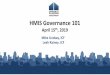 HMIS Governance 101 - NHSDC• Define the roles and responsibilities of the CoC vs. HMIS Leadership in HMIS governance • Understand the opportunity and value in establishing the