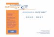 ANNUAL REPORT 2012 - 2013 - AMPARO Advocacy Advocacy Inc... · Page 6 AMPARO Advocacy Annual Report The Work of AMPARO Advocacy Inc. for 2012- 2013 GOAL 1: Provide vigorous individual